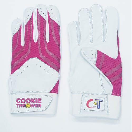 Plush Series Batting Gloves - Pink