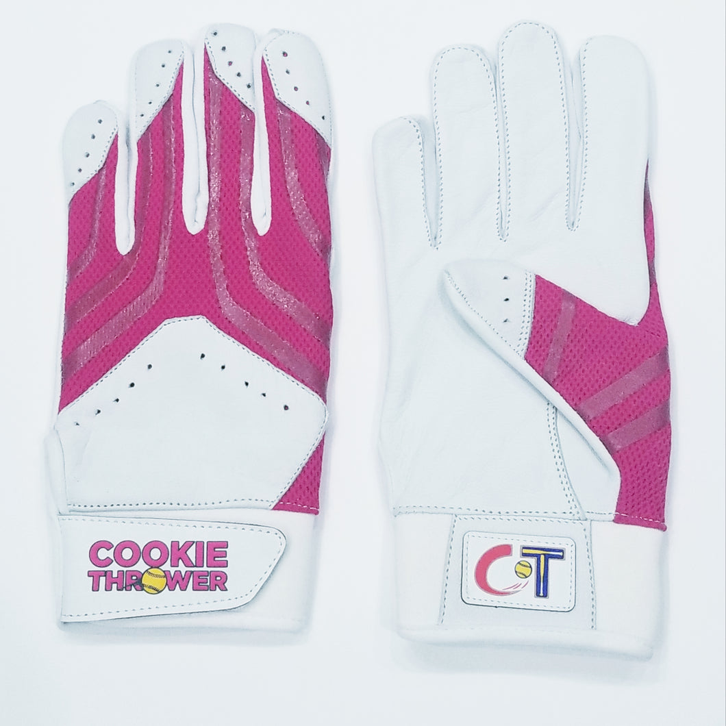 Plush Series Batting Gloves - Pink